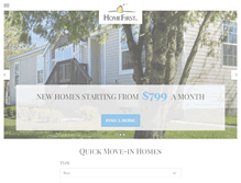 Tablet Screenshot of homefirstcertified.com